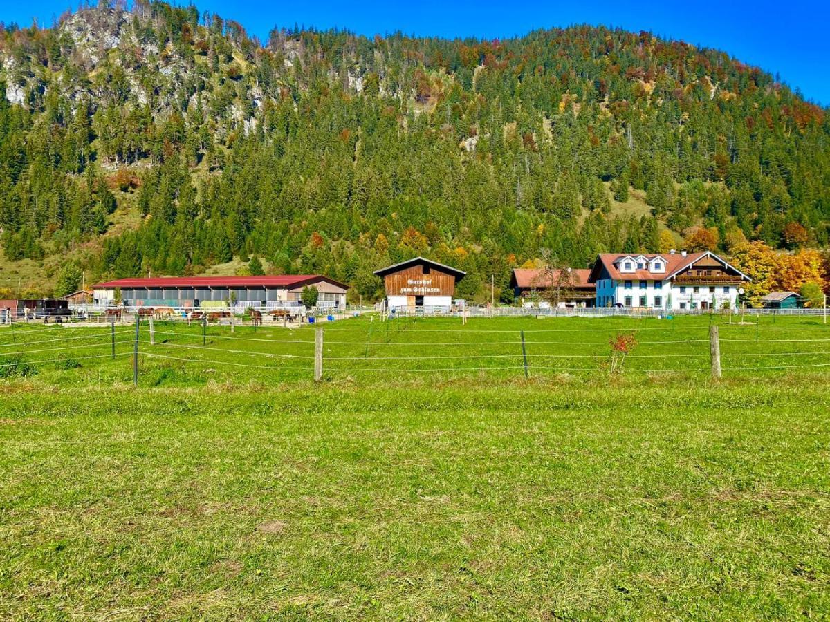 Appartement Gutshof Zum Schluxen à Pinswang Extérieur photo